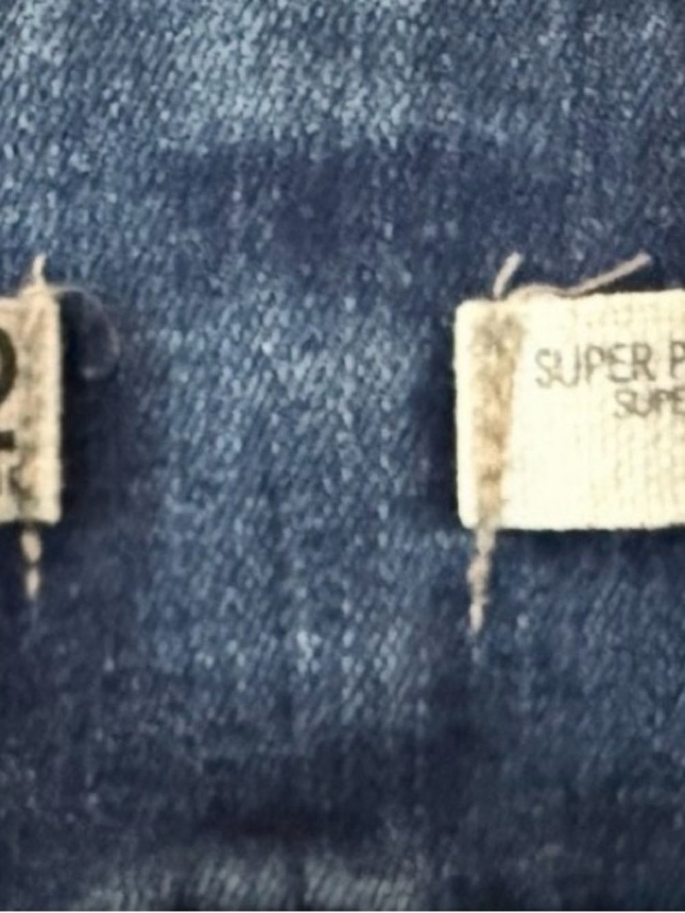 Sfera Women’s Stretch Jeans Size 42 / 32 Blue Wash Double Button Skinny Denim - Picture 7 of 14
